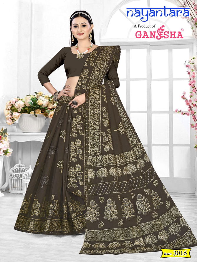 Nayantara Vol 3 By Ganesha Daily Wear Cotton Printed Saree Wholesale Market In Surat